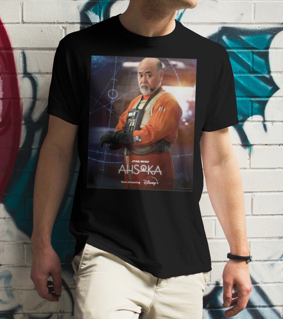 Ahsoka Carson Teva Character Star Wars Disney Plus Now Streaming T-Shirt