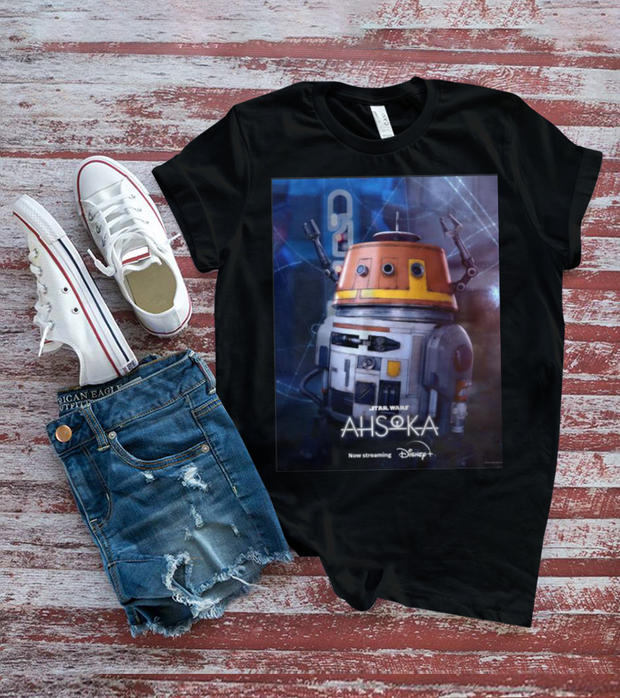 Star Wars Ahsoka Chopper Droid Character Now Streaming Disney+ T-Shirt