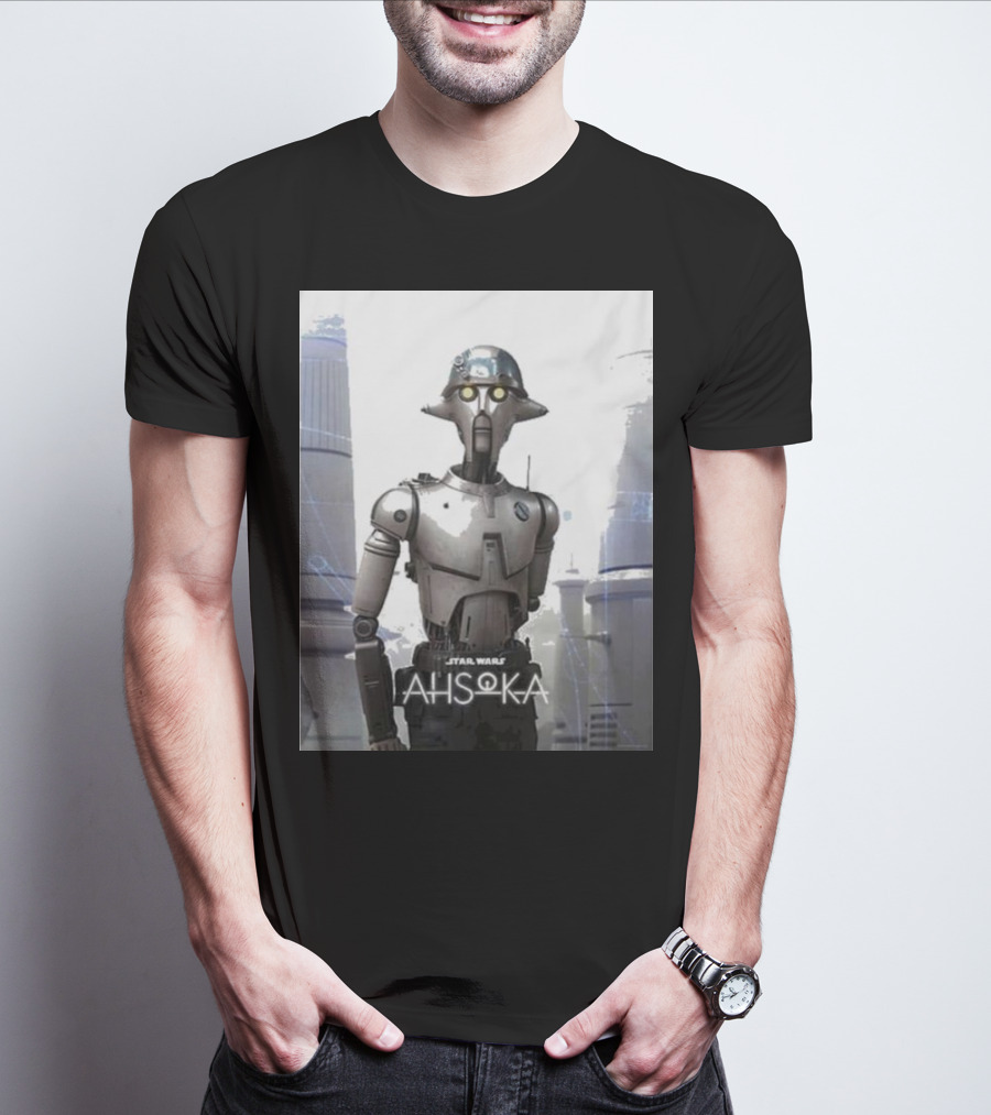 Star Wars Ahsoka Huyang Character Robot Droid T-Shirt