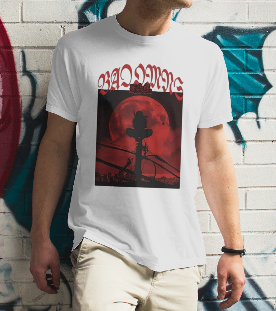 Bad Omens Red Moon Powerlines T-Shirt
