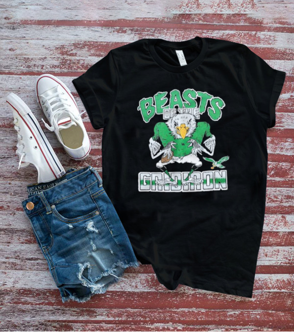 Philadelphia Eagles Beasts Of The Gridiron Football Bird Mascot T-Shirt