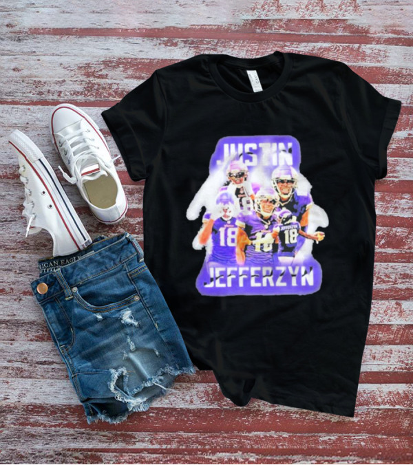 Justin Jefferzyn Freezertarps Purple Football Player Collection T-Shirt