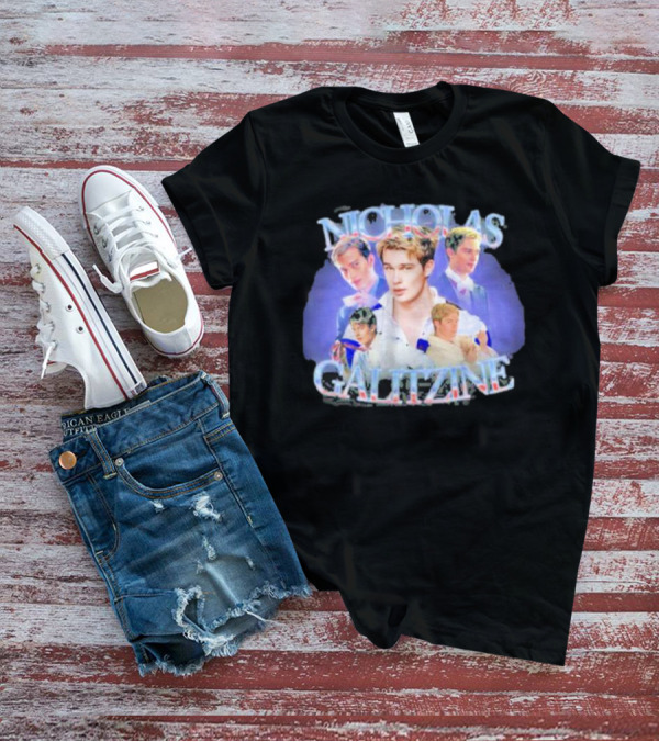 Nicholas Galitzine Collage With Various Poses And Expressions T-Shirt