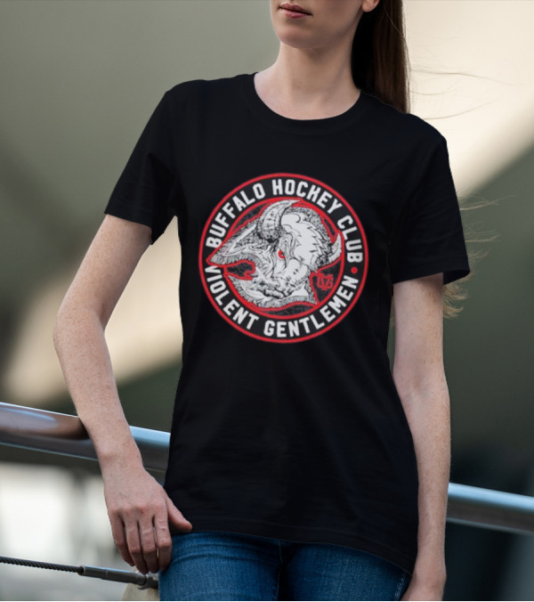 Buffalo Hockey Club Violent Gentlemen VGSkull T-Shirt