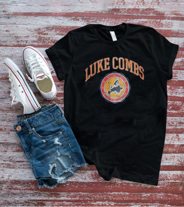Luke Combs Europe Tour Map T-Shirt