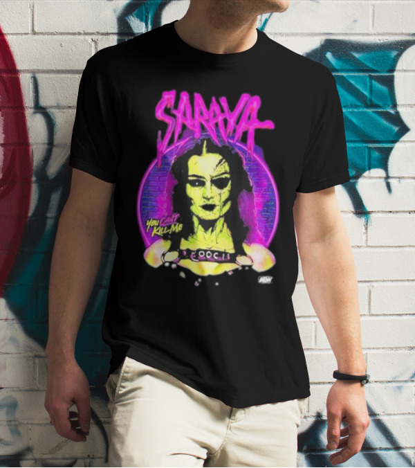 Saraya You Can't Kill Me Neon Halloween T-Shirt