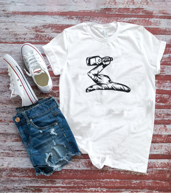 Henny Arm Bottle Holding Gesture T-Shirt