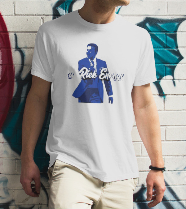 Aaron Torres Big Rick Energy Johnnie’s Blue Suit T-Shirt