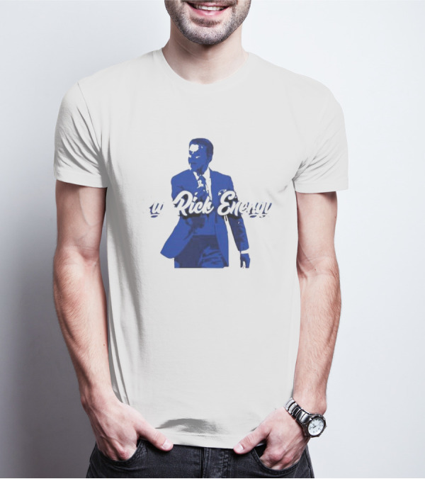 Aaron Torres Big Rick Energy Johnnie’s Blue Suit T-Shirt