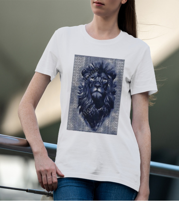 Seatbelt Gang Merch Heart Of A Lion Bold Lion T-Shirt