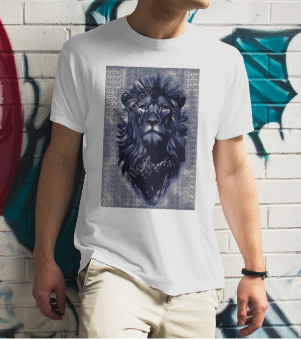 Seatbelt Gang Merch Heart Of A Lion Bold Lion T-Shirt