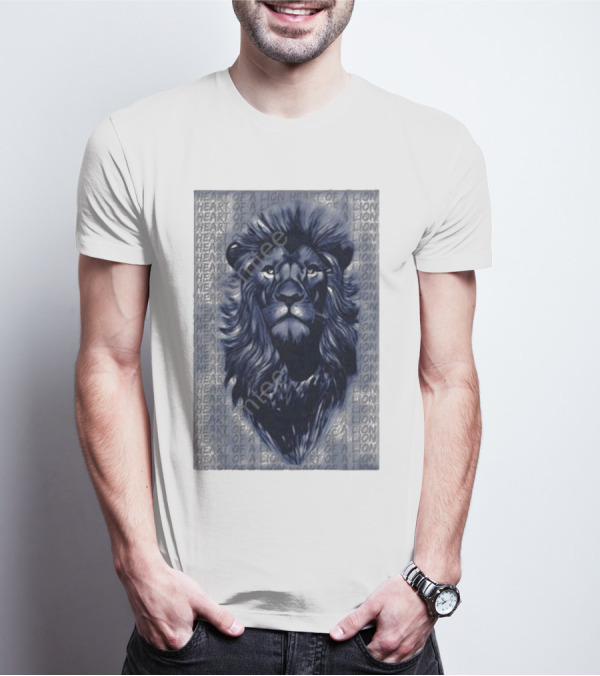 Seatbelt Gang Merch Heart Of A Lion Bold Lion T-Shirt