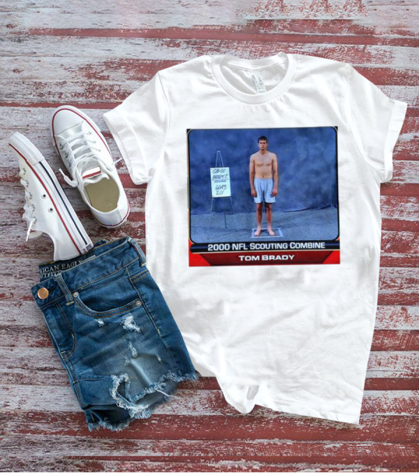 Tom Brady 2000 NFL Scouting Combine QB-01 GQB-5 211 T-Shirt