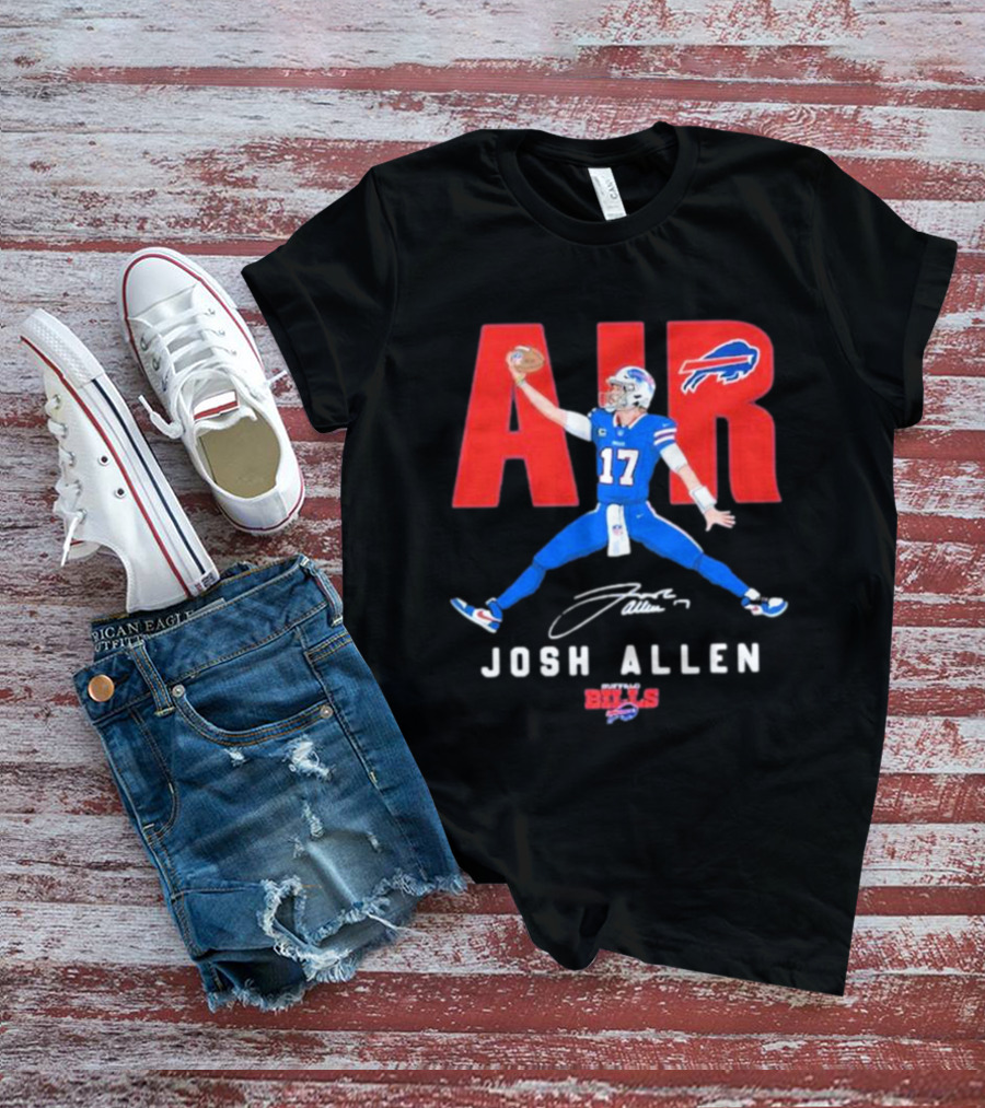 Air Josh Allen 17 Buffalo Bills Football T-Shirt