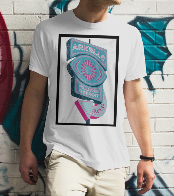 Arkells Fillmore Detroit 10.05.23 Tour Sign T-Shirt