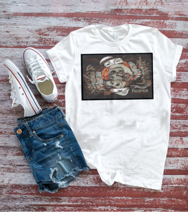 Polyphia Skull And Octopus Artwork October 5th T-Shirt