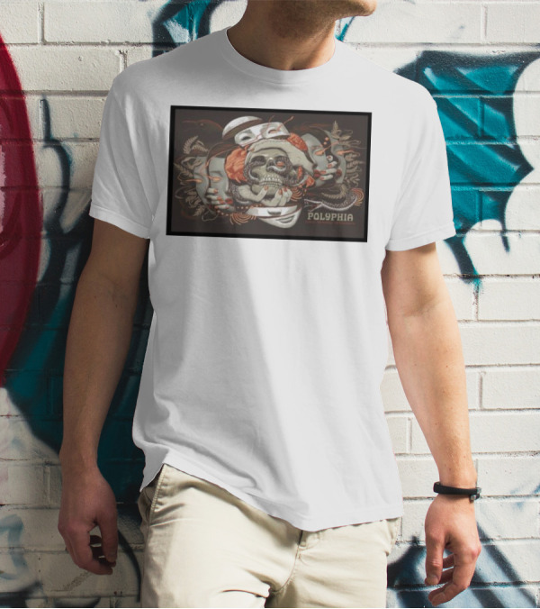 Polyphia Skull And Octopus Artwork October 5th T-Shirt