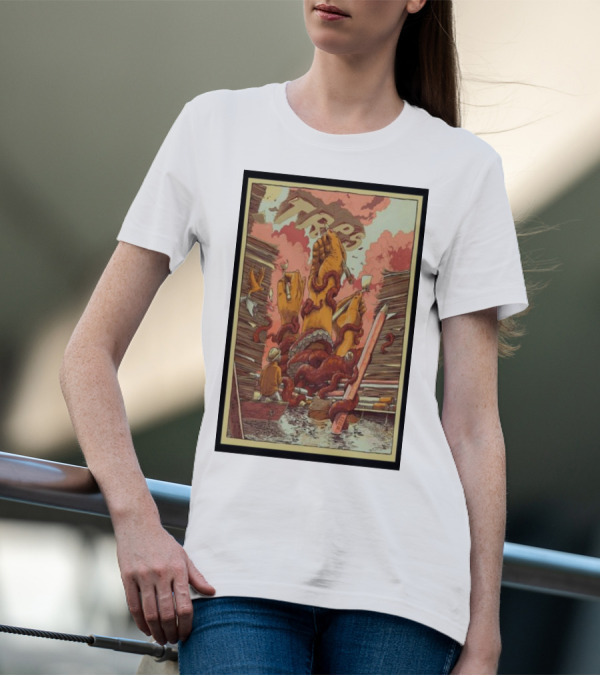 TRPS Festival San Francisco October 21 Floating Giant Hands And Tentacles Scene T-Shirt