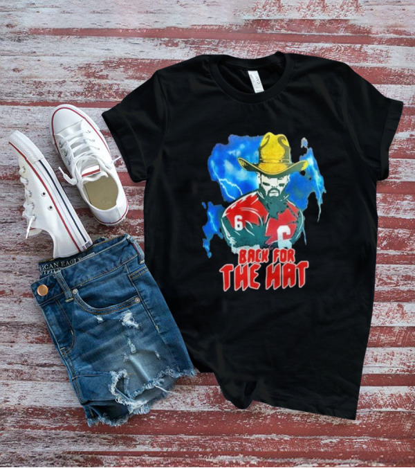 Back For The Hat Number 6 Cowboy Lightning T-Shirt