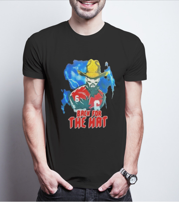 Back For The Hat Number 6 Cowboy Lightning T-Shirt