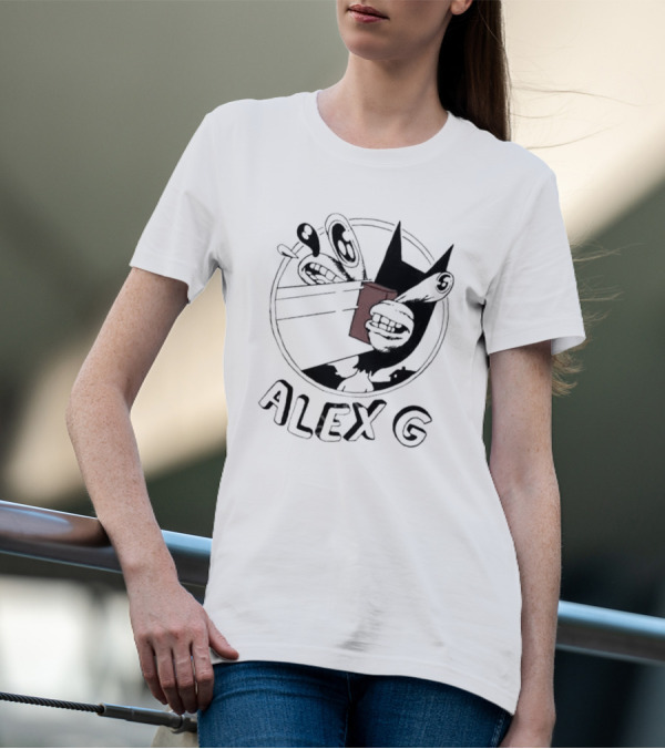 Alex G Retro Cartoon Style With Brick T-Shirt