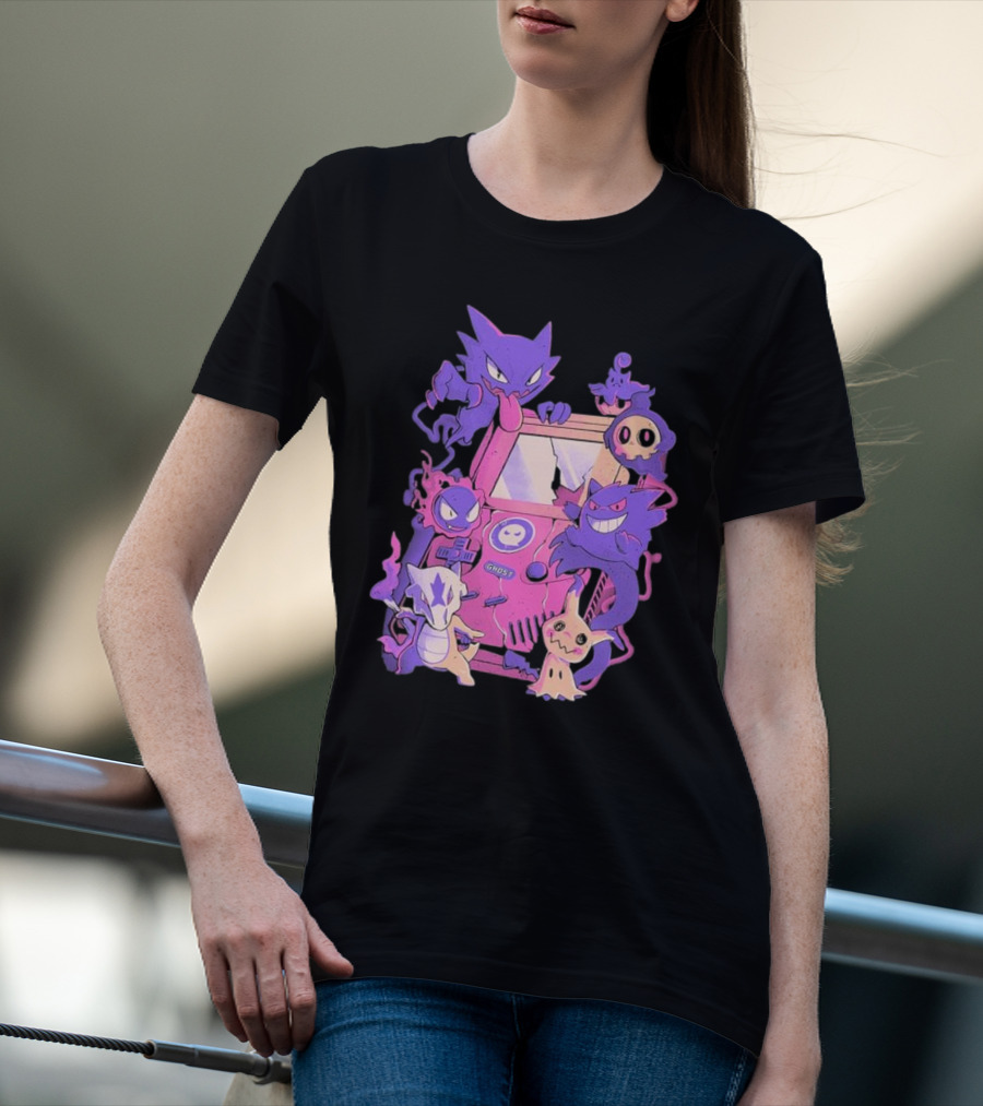 Pokemon Ghost Game Arcade T-Shirt