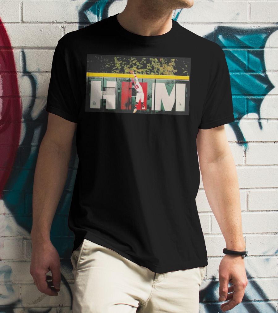 Him Michael Harris II 23 Braves Outfield Catch T-Shirt