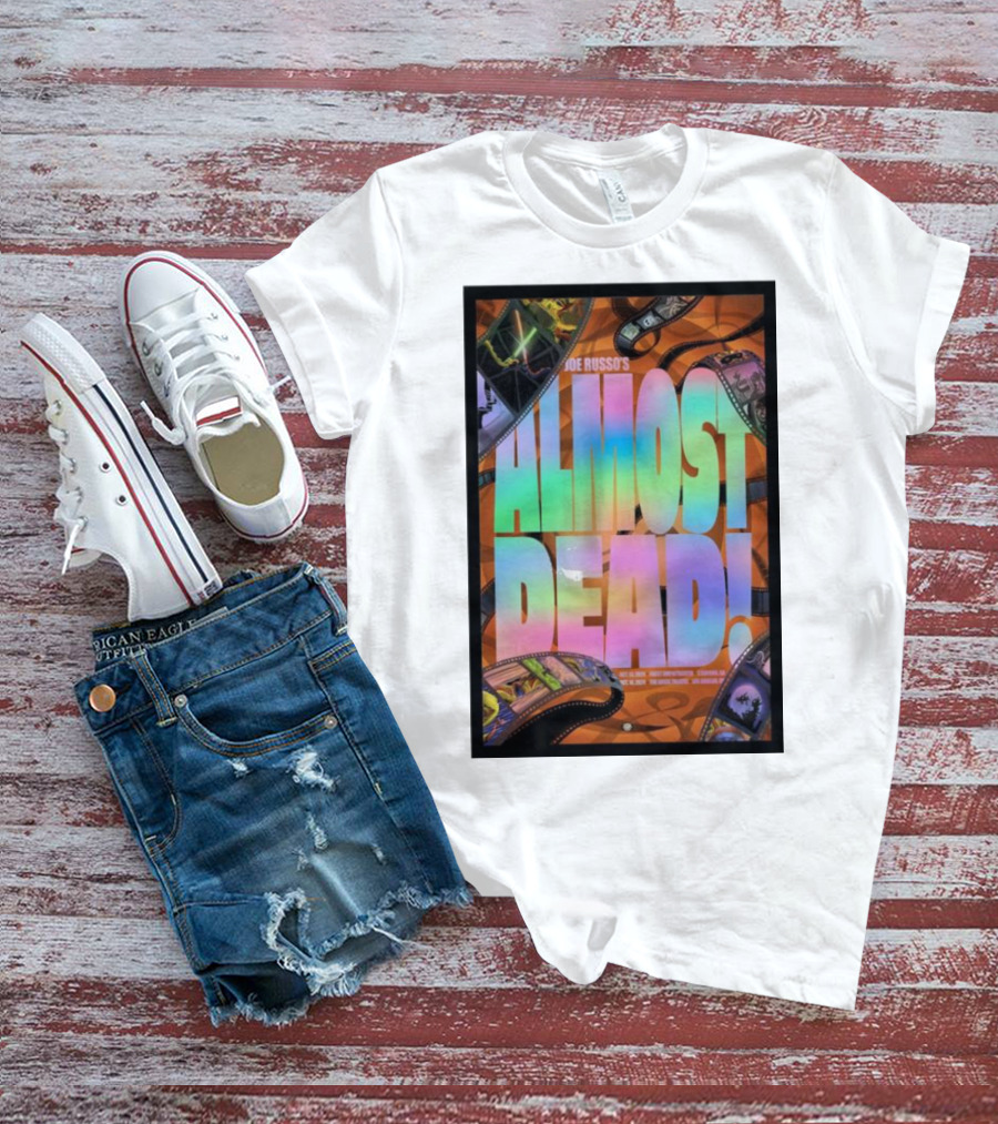 Joe Russo's Almost Dead Colorful Film Strip October 14 Concert T-Shirt