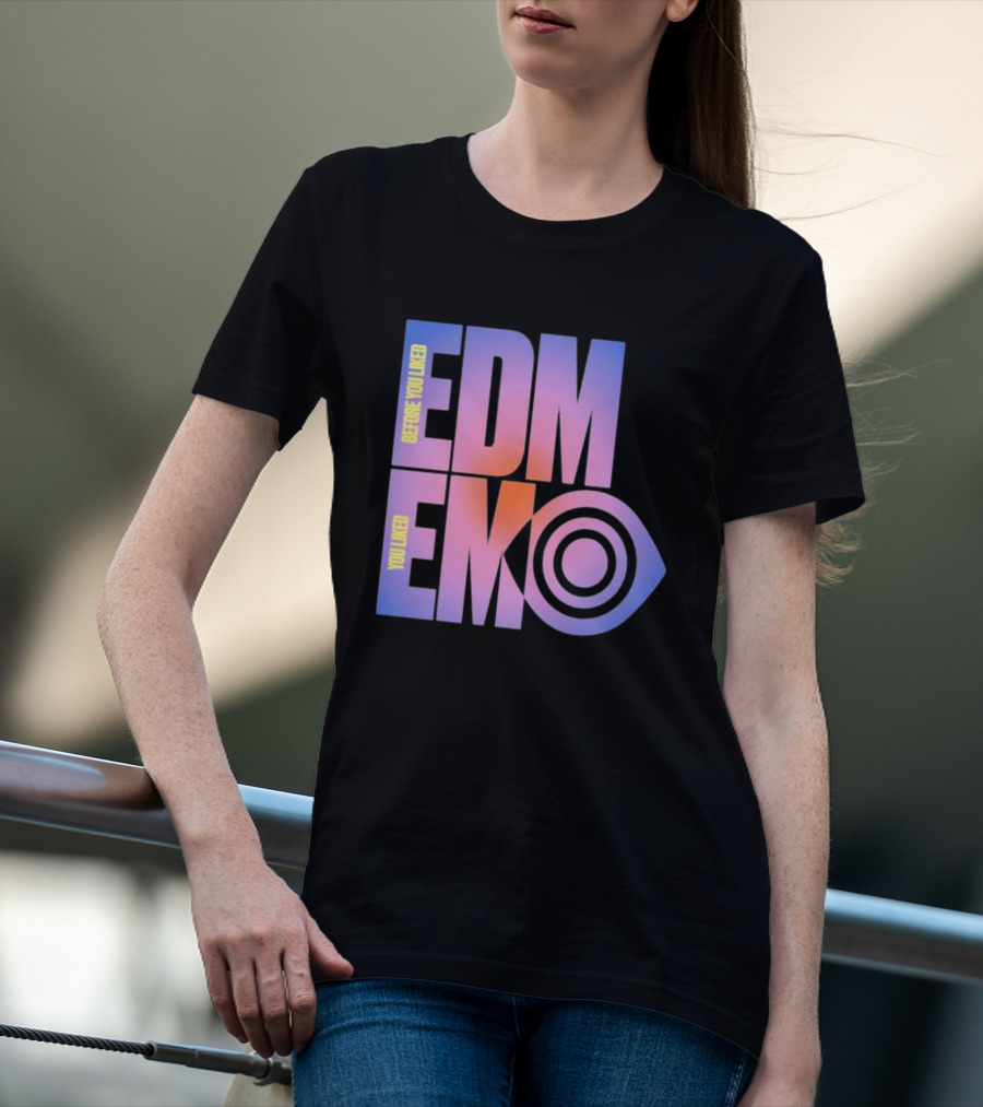 Before You Liked Edm Emo Nite X Insomniac Collaboration Pastel Gradient T-Shirt