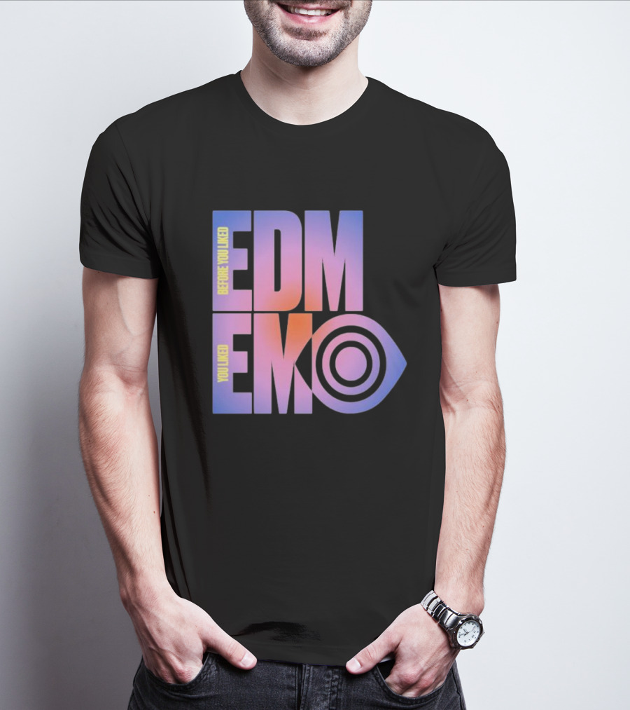 Before You Liked Edm Emo Nite X Insomniac Collaboration Pastel Gradient T-Shirt