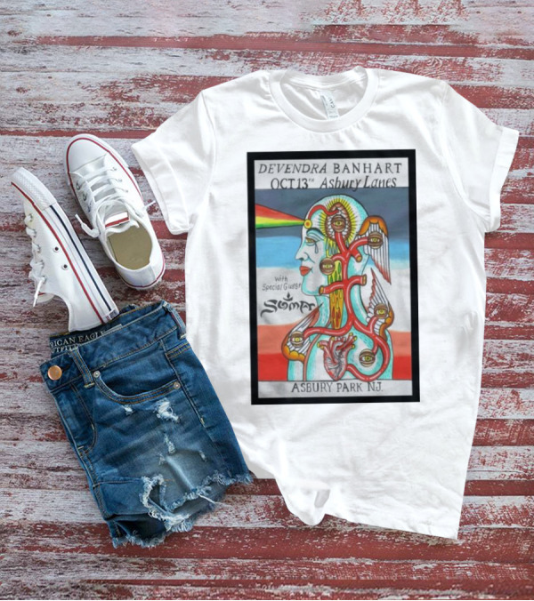 Devendra Banhart October 13 Asbury Lanes Asbury Park NJ With Special Guest Soma T-Shirt
