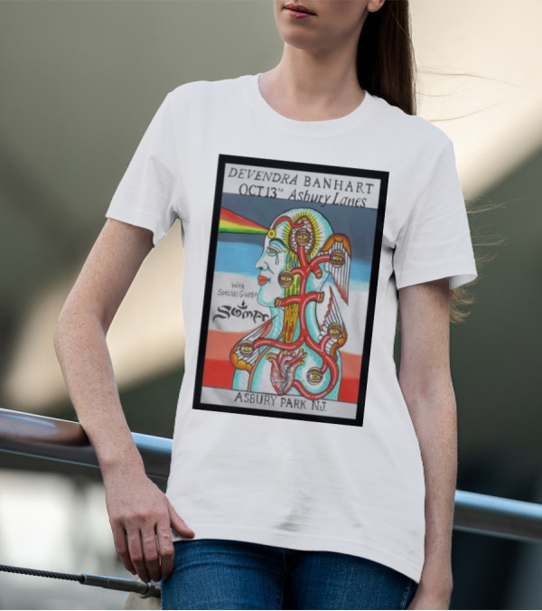 Devendra Banhart October 13 Asbury Lanes Asbury Park NJ With Special Guest Soma T-Shirt