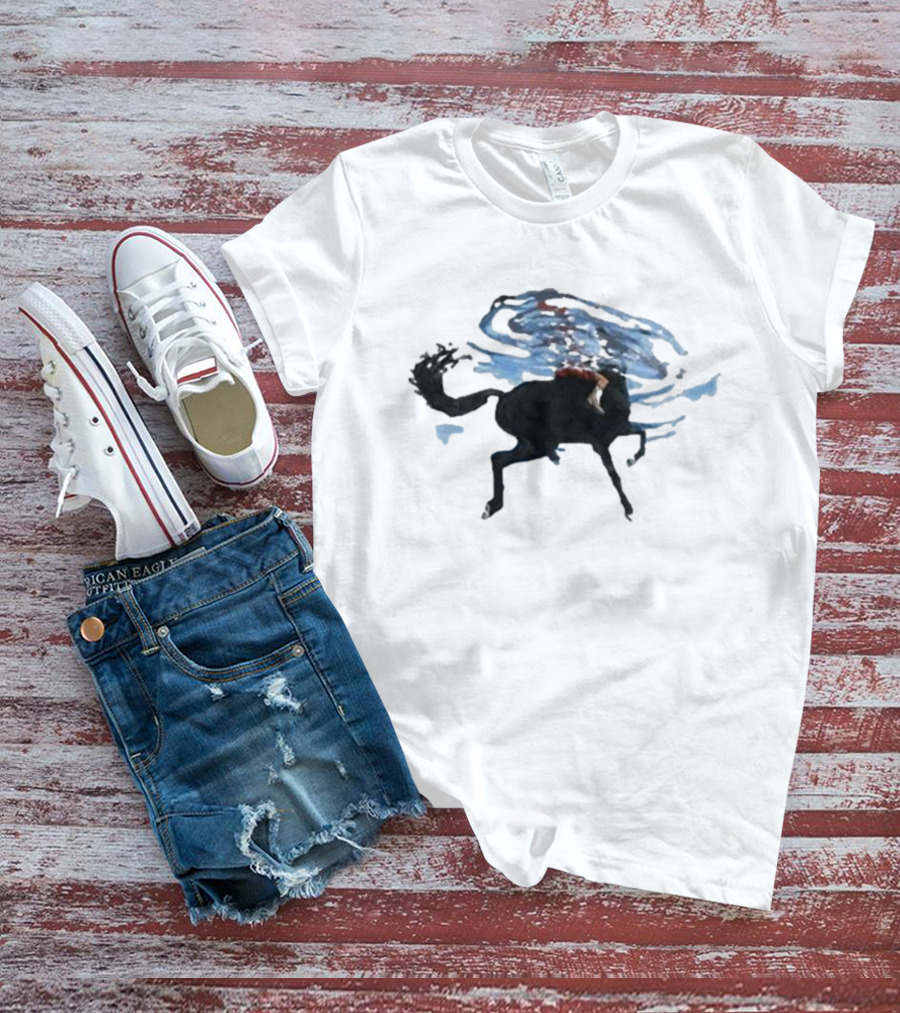 Badbunny Horse Underwater Scene T-Shirt