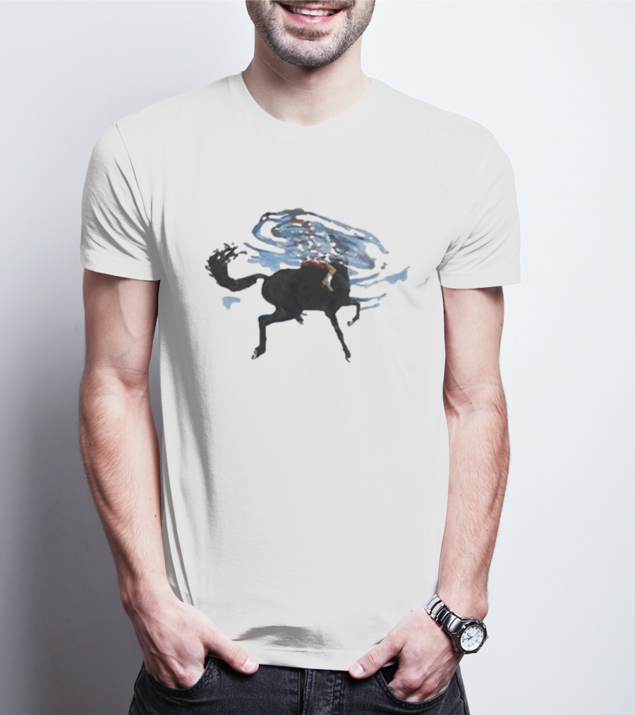 Badbunny Horse Underwater Scene T-Shirt