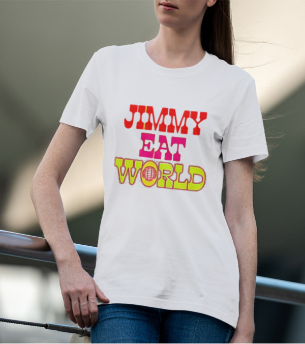 Jimmy Eat World Retro Bubble Lettering T-Shirt