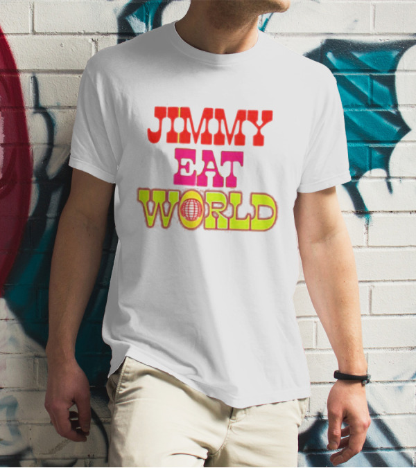 Jimmy Eat World Retro Bubble Lettering T-Shirt