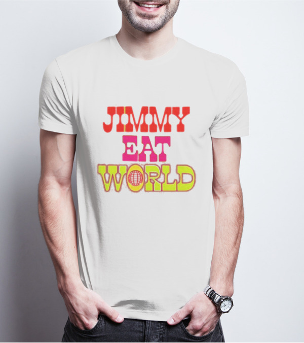 Jimmy Eat World Retro Bubble Lettering T-Shirt