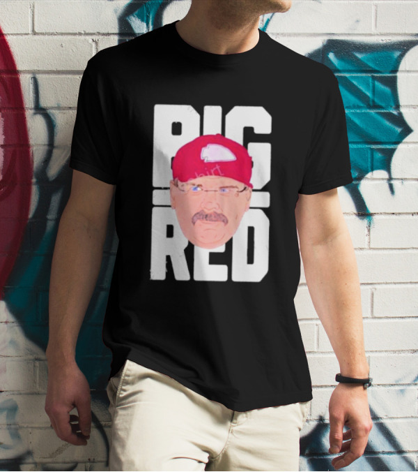 Lexiosborne Bellboy Big Red Cap And Mustache T-Shirt