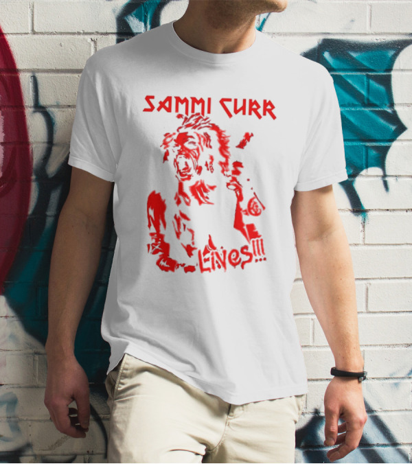 Sammi Curr Lives Heavy Metal Horror T-Shirt