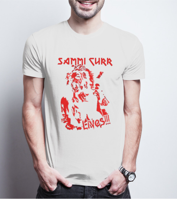 Sammi Curr Lives Heavy Metal Horror T-Shirt