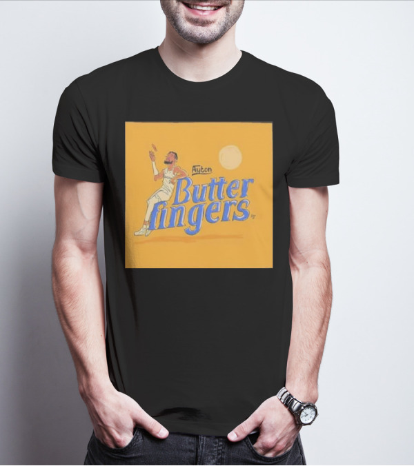 Phoenix Suns Ayton Butter Fingers Basketball Suns Ball T-Shirt