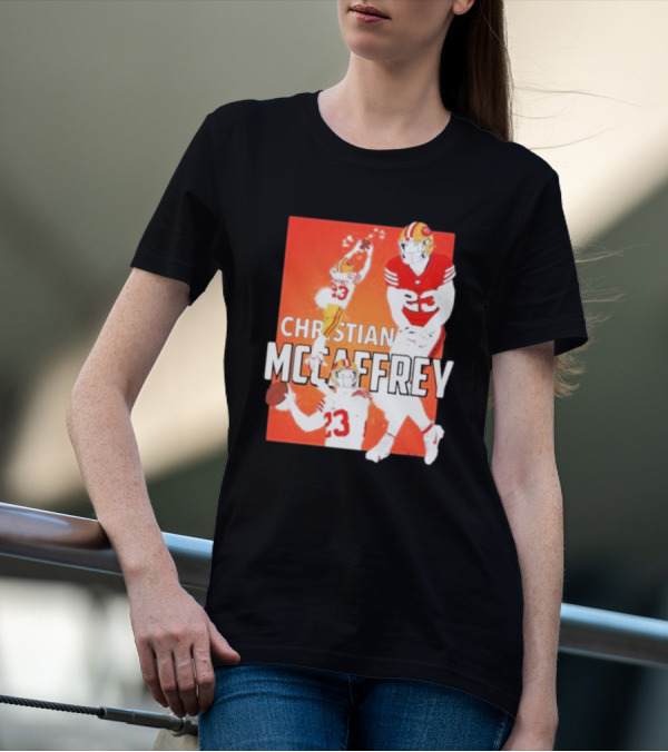 Christian McCaffrey 23 Football Highlights T-Shirt
