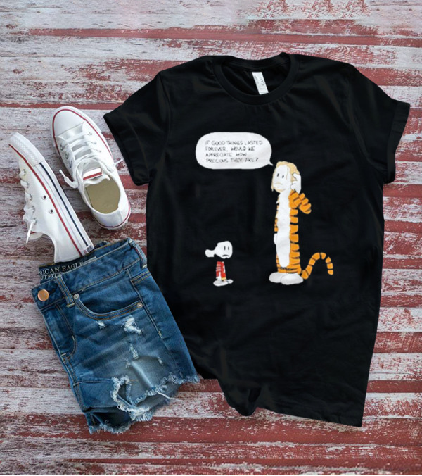 Day 168 Calvin And Hobbes If Good Things Lasted Forever Would We Appreciate How Precious They Are T-Shirt