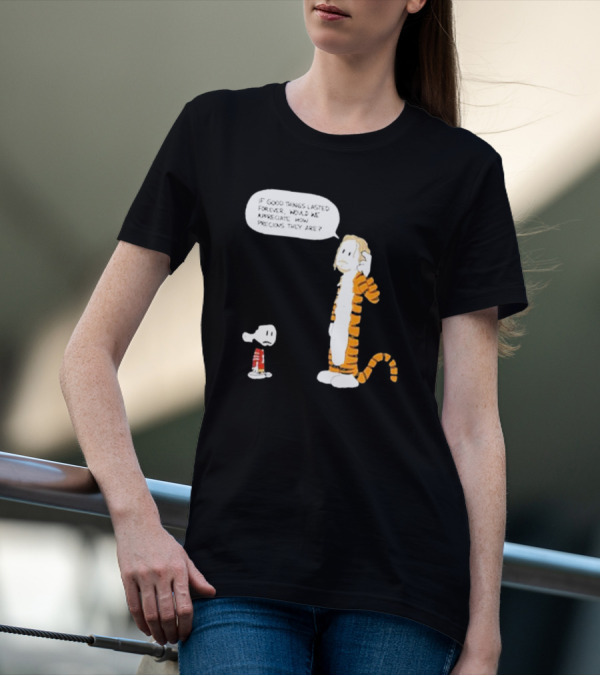 Day 168 Calvin And Hobbes If Good Things Lasted Forever Would We Appreciate How Precious They Are T-Shirt