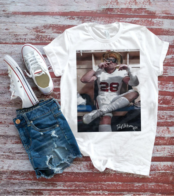 Oklahoma Only Fears God Texas Fears Oklahoma Danny Stutsman Football Locker Room Number 28 T-Shirt