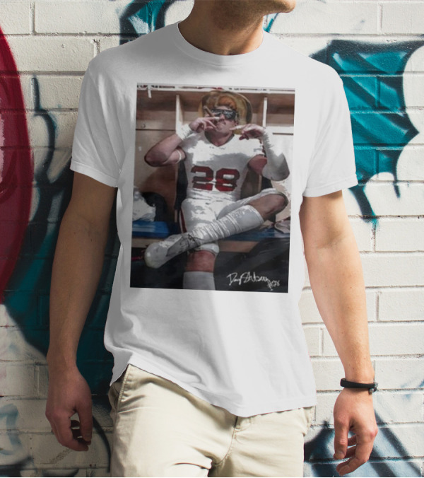 Oklahoma Only Fears God Texas Fears Oklahoma Danny Stutsman Football Locker Room Number 28 T-Shirt