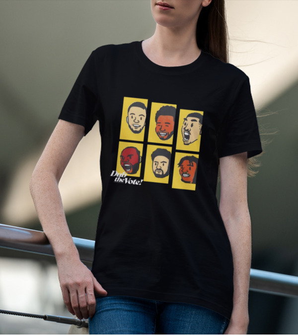 Dub The Vote 202 Illustrated Faces T-Shirt