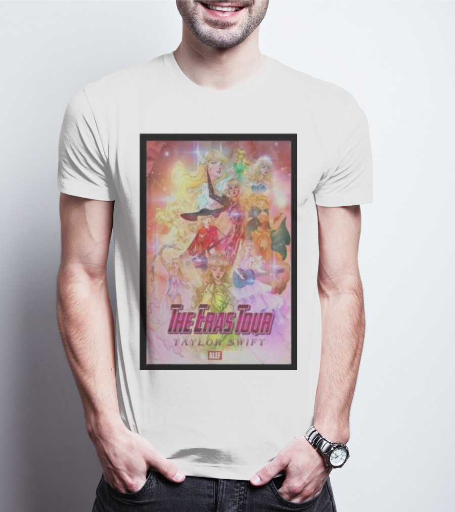 The Eras Tour Taylor Swift Alef Anime Aesthetic T-Shirt