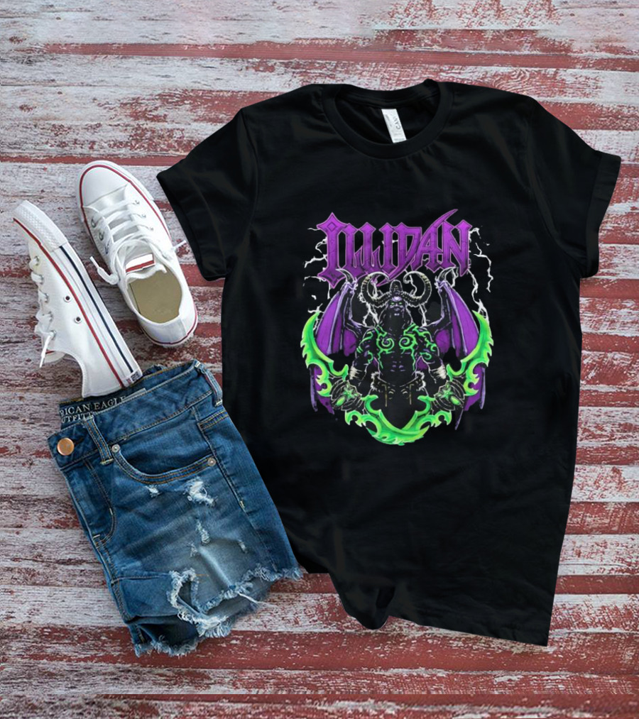 Illidan Stormrage Blizzard World Of Warcraft Iconic Demon Hunter T-Shirt