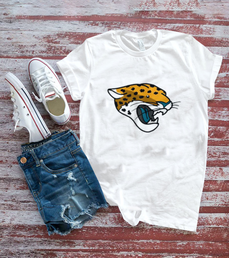 Jacksonville Jaguars Corndoggylol Jaguar Head T-Shirt